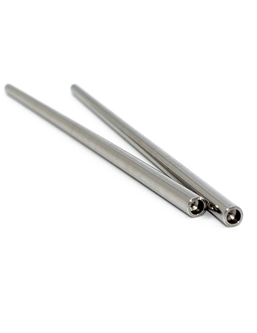 Fashion 8.00mm Stainless Steel Puncture Groove Conical Expansion Stretch Nose Pin