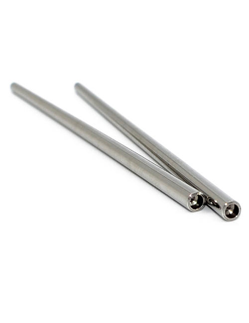 Fashion 9.00mm Stainless Steel Puncture Groove Conical Expansion Stretch Nose Pin