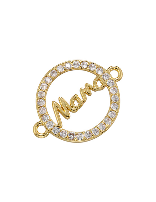 Fashion Vs520 Gold Color Copper Inlaid Zirconium Mamadiy Jewelry Accessories