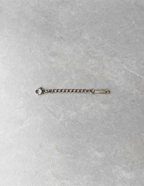 Fashion 3cm-steel Color Stainless Steel Geometric Tail Chain Extension Chain