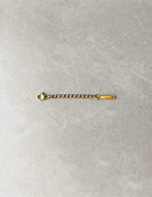 Fashion 3cm-gold Color Stainless Steel Geometric Tail Chain Extension Chain