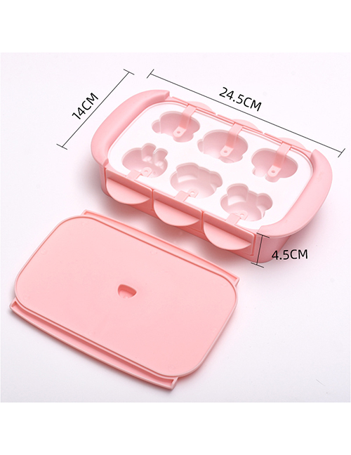 Fashion Noah Boat Popsicle Model-pink Plastic Ice Cream Homemade Ice Box Mold