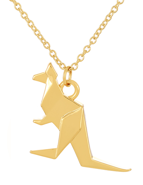 Fashion Golden 1 Copper Animal Pendant Necklace