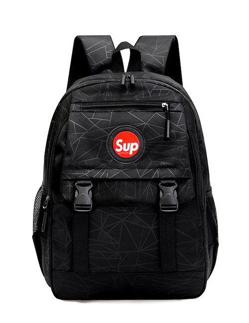 Fashion Sup Red Nylon Business Large Capacity Backpack