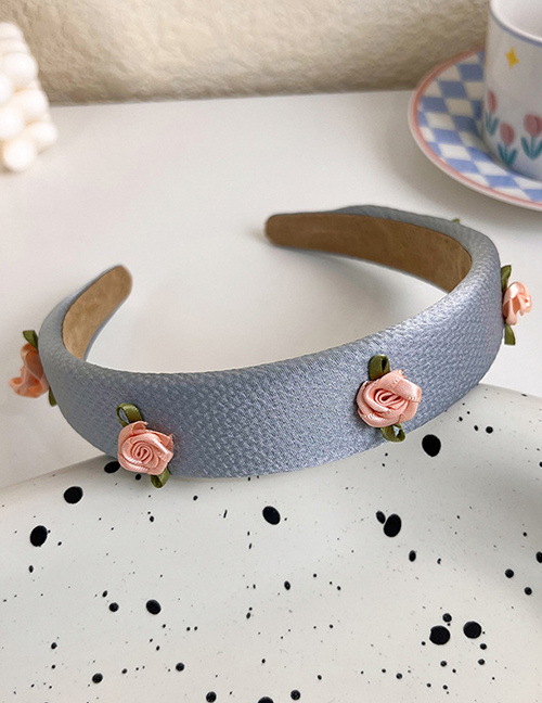 Fashion 2# Fabric Flower Wide-brimmed Headband