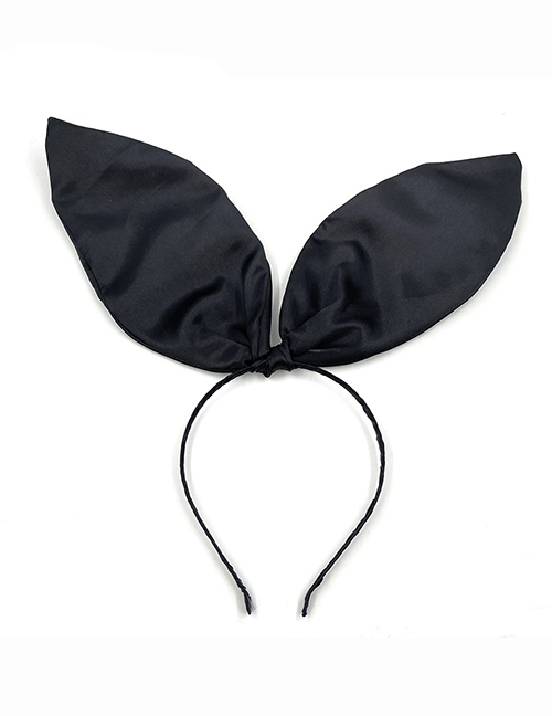 Fashion Black Fabric Three-dimensional Rabbit Ears Headband