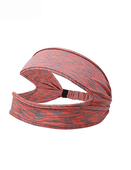 Fashion 6 Red Stretch Sweat-absorbent Non-slip Head-mounted Mask