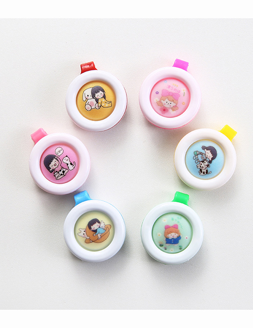 Fashion Fruit Girl Series Cartoon Solid Mosquito Repellent Buckle