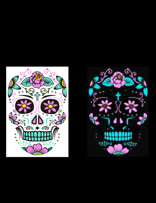 Fashion Fcy-005 Halloween Two-color Luminous Tattoo Stickers