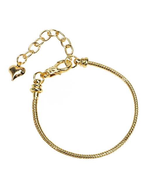 Fashion Br1379-a Bracelet Solid Copper Geometric Heart Bracelet
