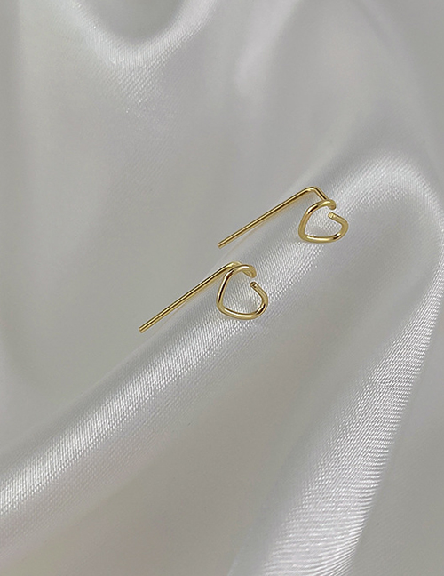 Fashion Gold Heart Hollow Earrings