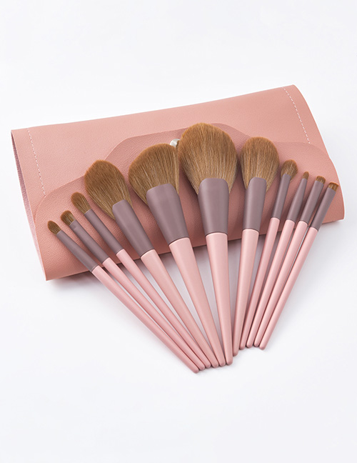 Fashion Pink 11 Pink Makeup Brushes + Pack