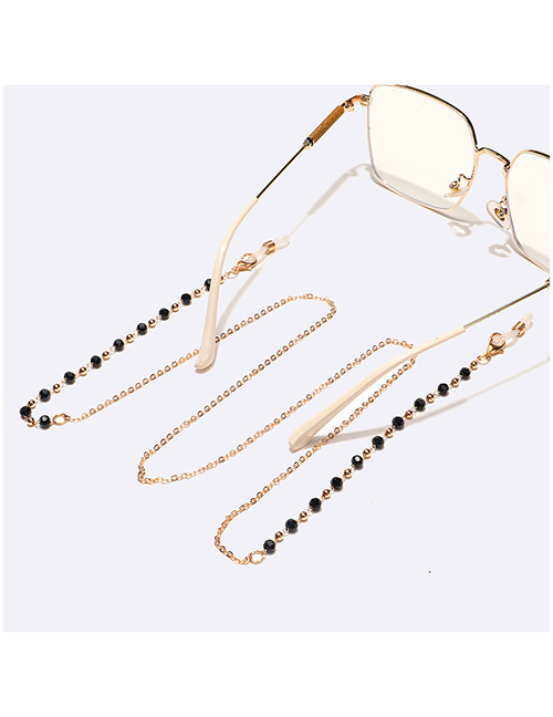 Fashion Gold Alloy Crystal Chain Glasses Chain