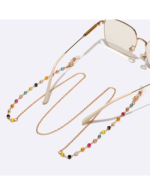 Fashion Color Alloy Color Crystal Glasses Chain