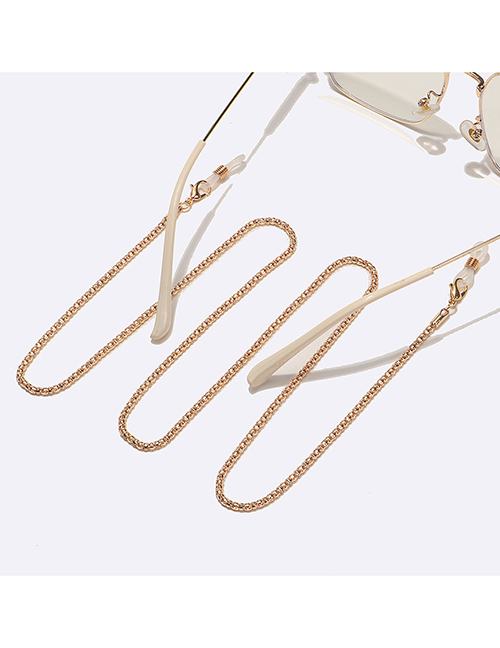Fashion Gold Alloy Geometric Chain Glasses Chain