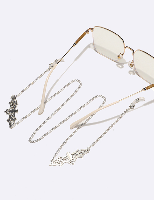 Fashion Silver Pure Copper Bat Chain Glasses Chain