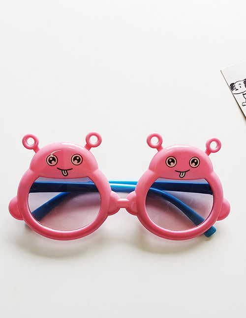 Fashion Pink Pc Cartoon Round Frame Sunglasses