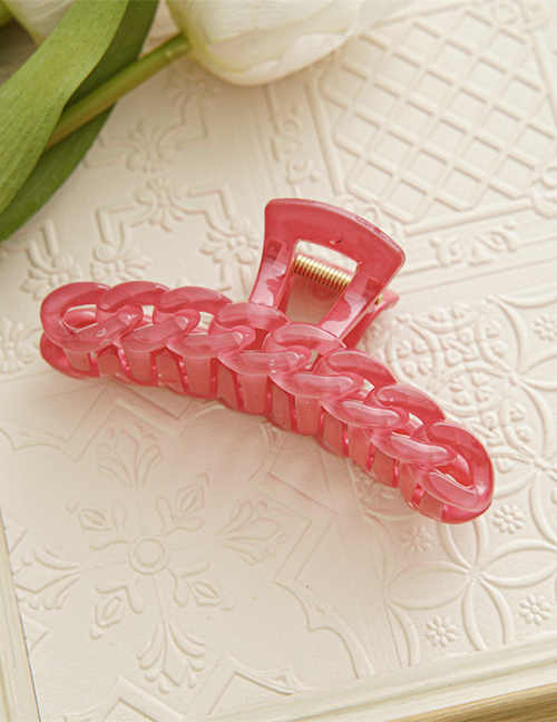 Fashion Rose Red Water Ripple Chain Gripper