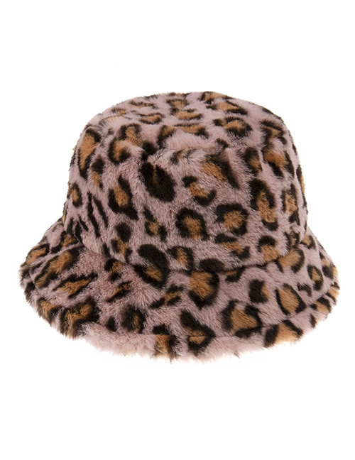 Fashion Pink Faux Mink Thick Plush Fisherman Hat