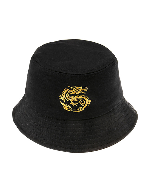 Fashion Section 2 Dragon Totem Embroidered Fisherman Hat