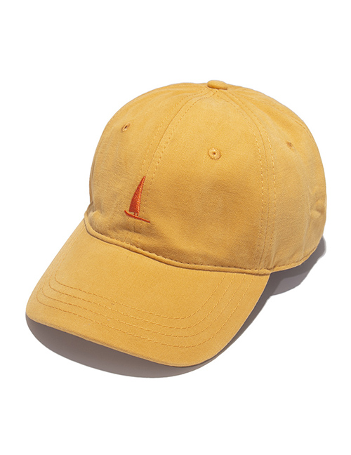 Fashion Golden Sailing Embroidery Baseball Cap