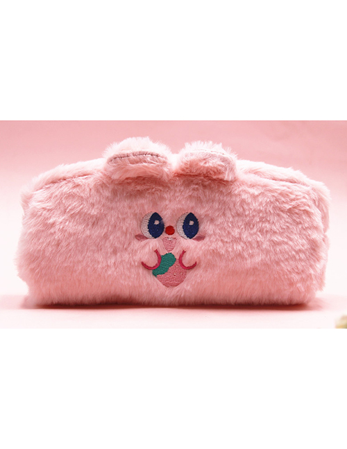 Fashion Pupu-pink Large Capacity Bear Plush Wallet