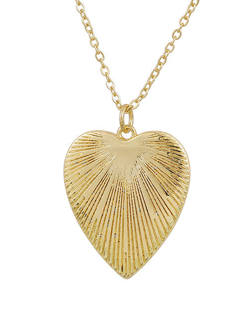 Fashion Golden Copper Love Necklace
