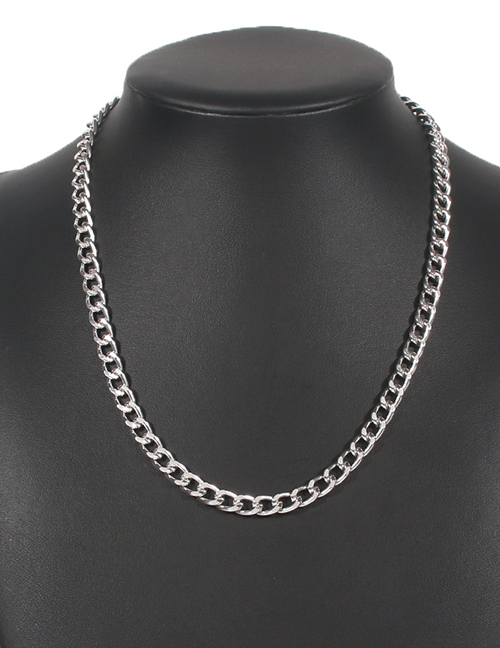 Fashion White K Alloy Chain Multi-purpose Necklace