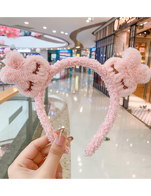 Fashion Pink Mi-eye Rabbit Childrens Bunny With Teeth Little Girl Headband