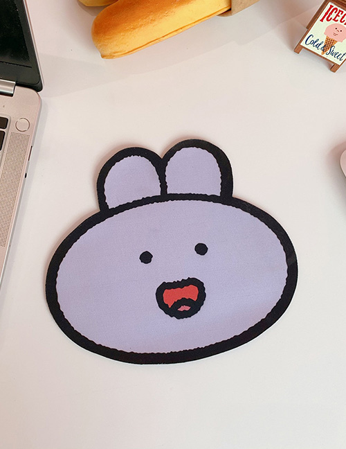 Fashion Smiley Rabbit Little Bear Thickened Small Computer Non-slip Mouse Pad