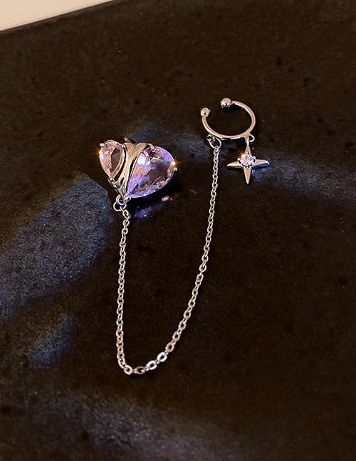 Fashion Absorbing Stone Gold Sparkling Diamond Ball Earrings