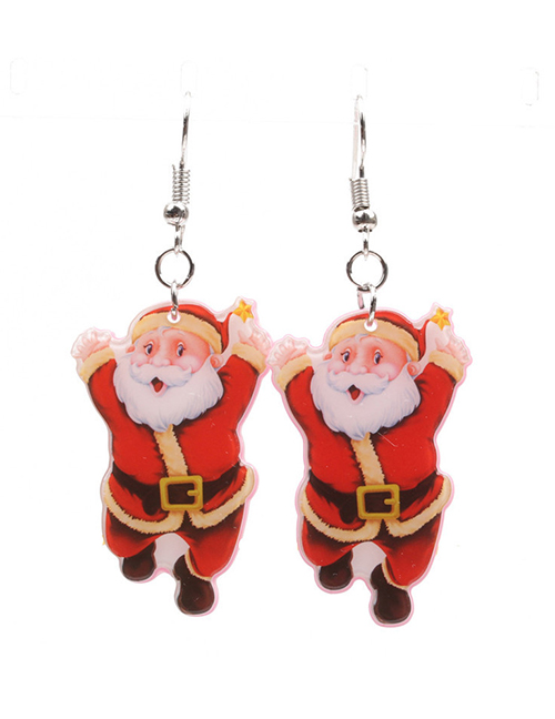 Fashion Santa Claus 4 Acrylic Santa Earrings