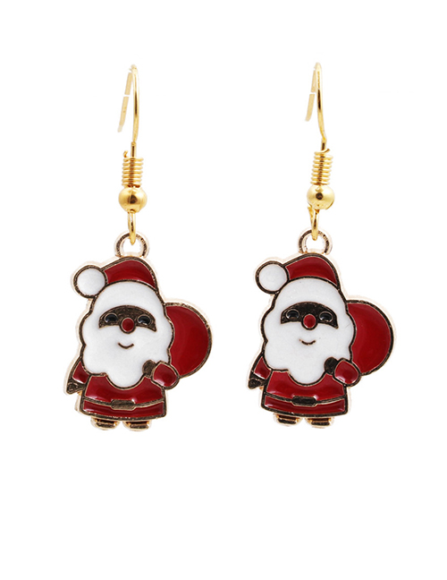 Fashion Elder Christmas Santa Earrings