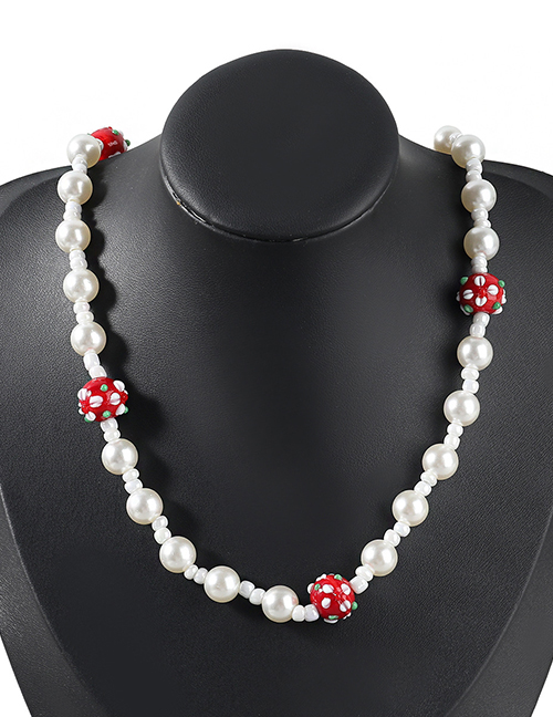 Fashion Pearl Alloy Pearl Beaded Necklace