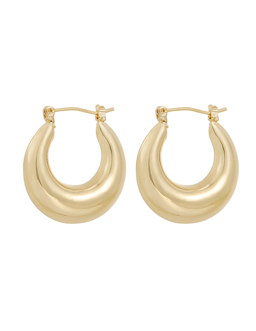 Fashion Gold Color Alloy U-shaped Earrings