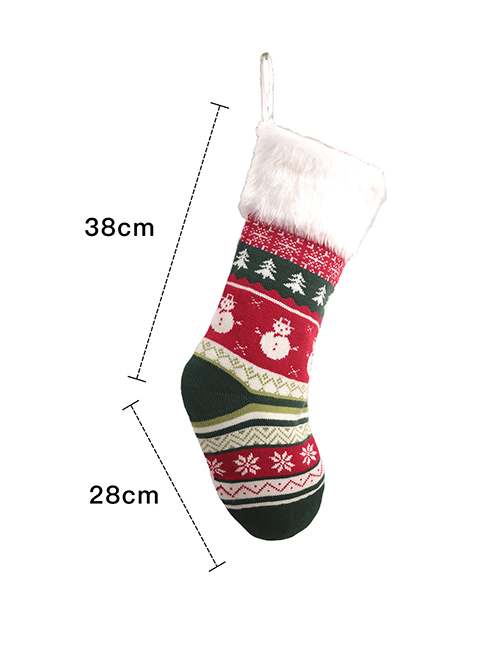 Fashion Christmas Snow Socks Christmas Knitted Christmas Stockings