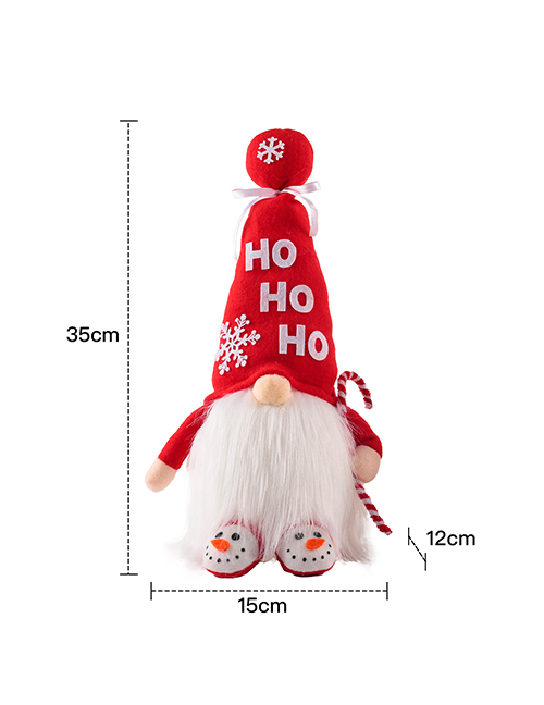 Fashion Luminous Cane Faceless Old Man (live) Christmas Doll With Lights And Faceless Doll Ornaments