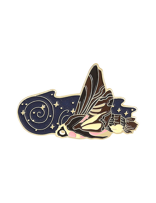 Fashion 7# Alloy Paint Butterfly Brooch