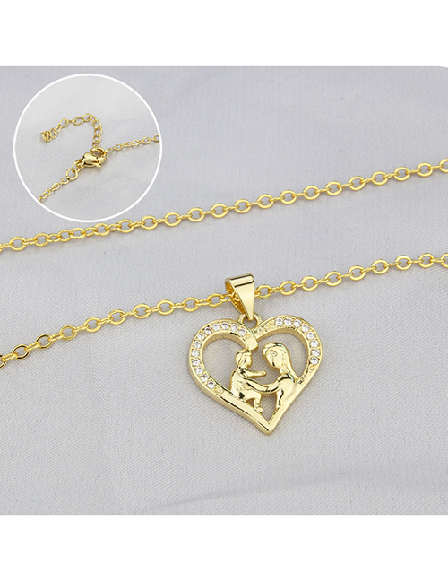 Fashion Love O Word Chain Copper Inlaid Zirconium Love Character Necklace