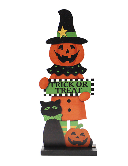 Fashion 5# Halloween Wooden Craft Gift Ornaments