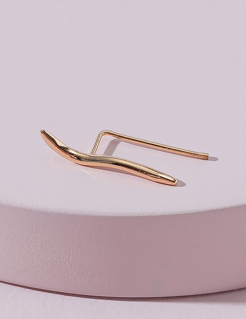 Fashion Gold Copper Geometric Stud Earrings