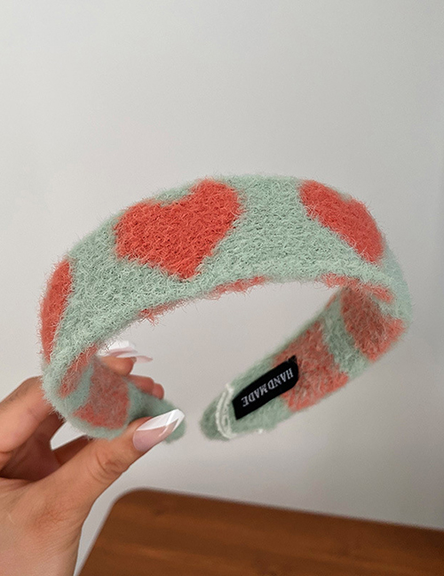 Fashion Mint Green Cashmere Love Headband
