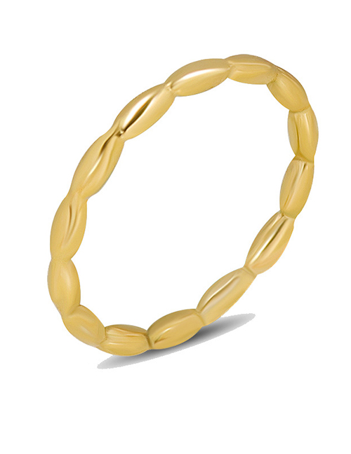 Fashion Gold Color Titanium Steel Balloon Ring Ring