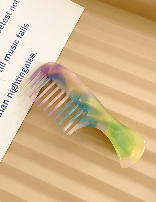 Fashion Dream Purple Acetate Board Tie-dye Comb