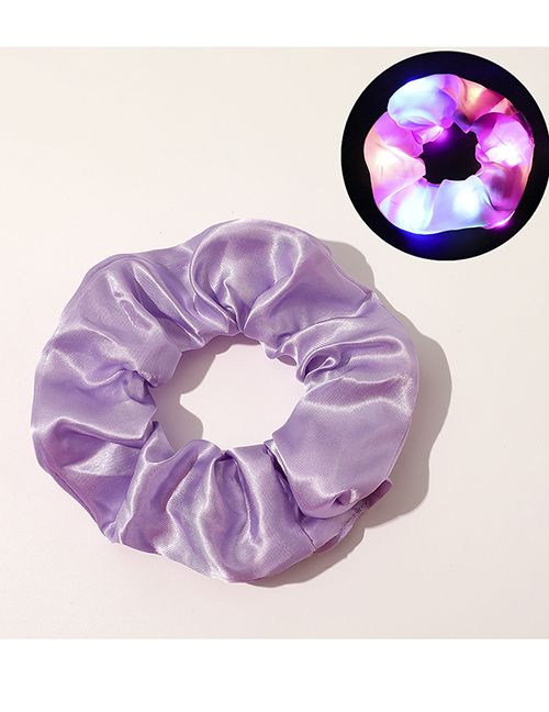 Fashion Lavender (charged) Fabric Pleated Hair Tie