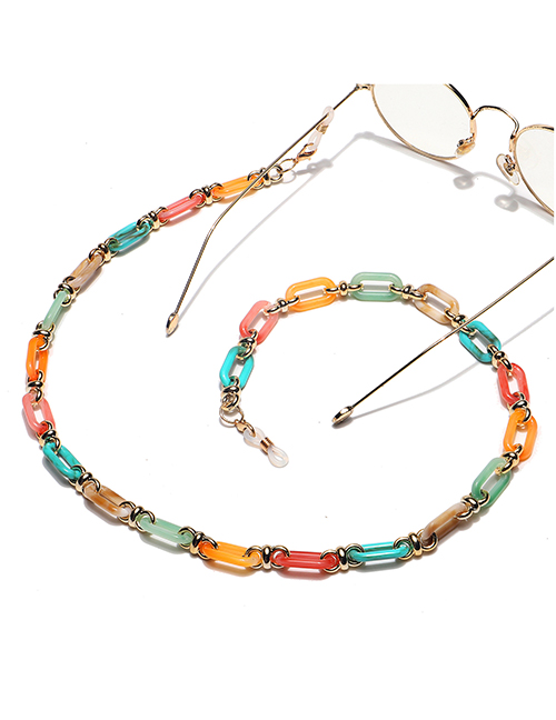 Fashion Gold Acrylic Plastic Chain Glasses Chain