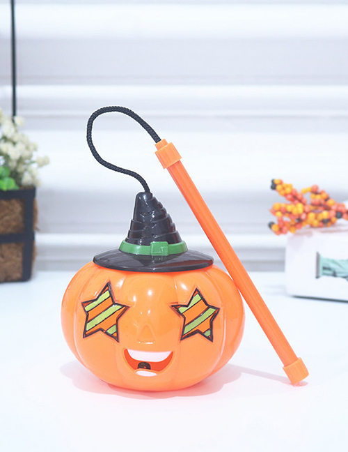 Fashion Halloween Emoji Light-star Model (with Light And Sound) (with Electronics) Halloween Portable Pumpkin Lantern