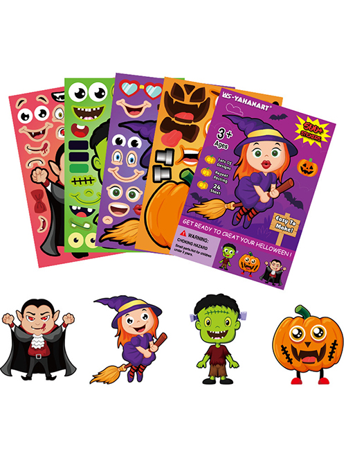 Fashion Sy Halloween Set Children Cartoon Halloween Emoticons