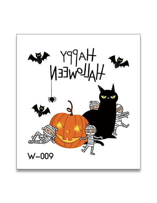 Fashion W-009 Children Cartoon Halloween Tattoo Stickers