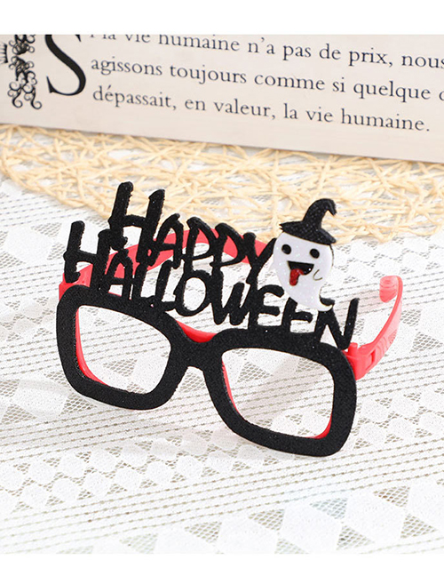 Fashion Black Letter Ghost Halloween Pumpkin Witch Skull Glasses Frame